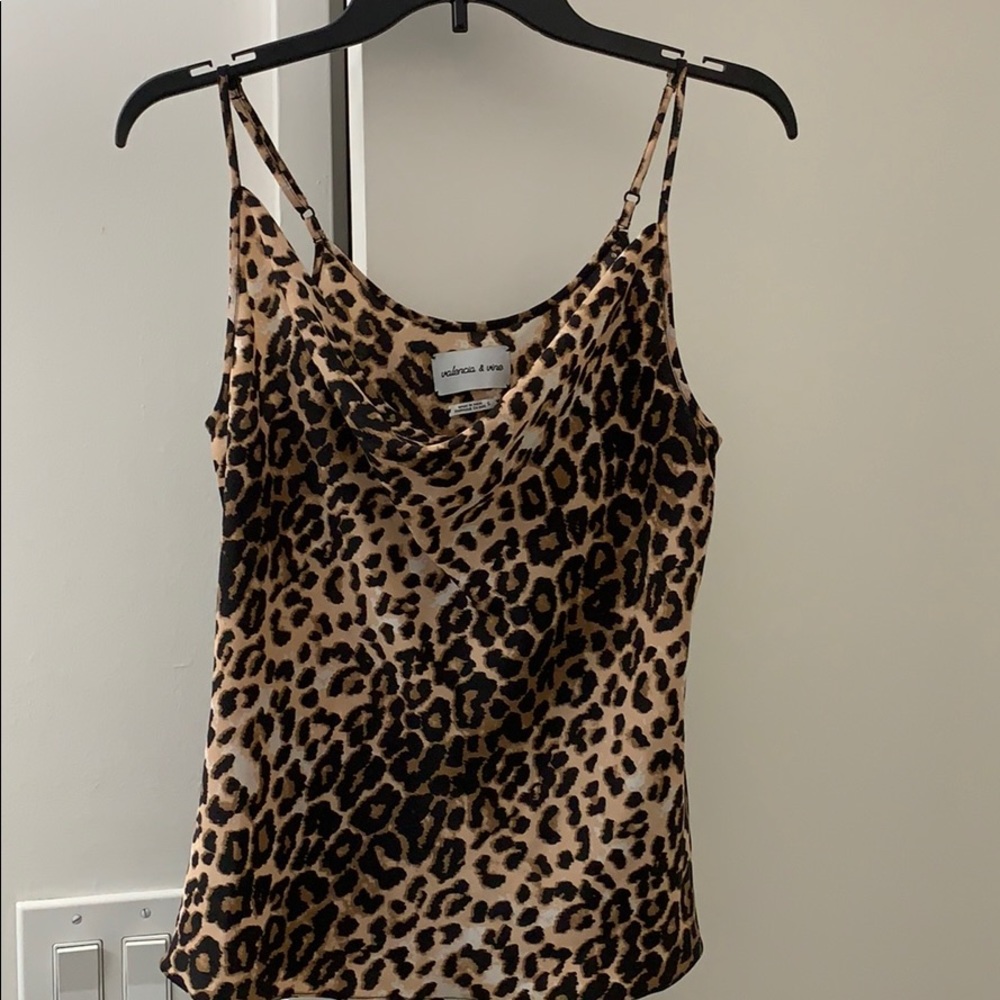 Leopard shirt worn ones size S